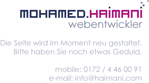 Mohamed Haimai Webentwickler